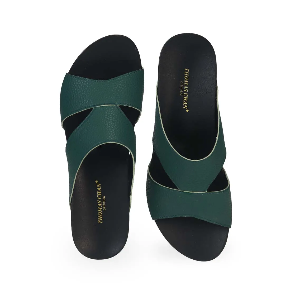 Pebble Lychee Everyday Low Wedge Slides 2" inch [Arch-legance Series]