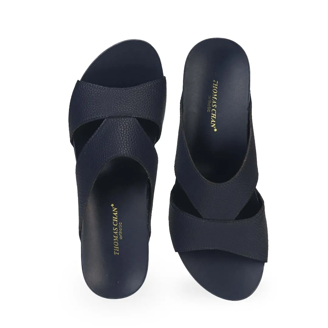 Pebble Lychee Everyday Low Wedge Slides 2" inch [Arch-legance Series]
