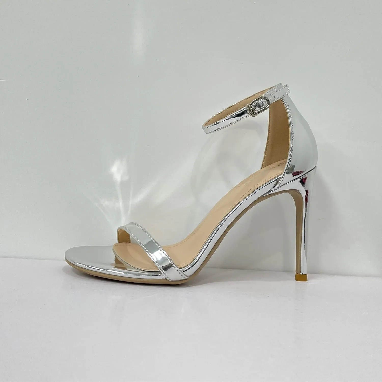perixir Strappy Heels for Women High Stiletto Heels Sexy Prom Dressy Sandals Ankle Strap Heels Dainty Rope Stiletto Heel