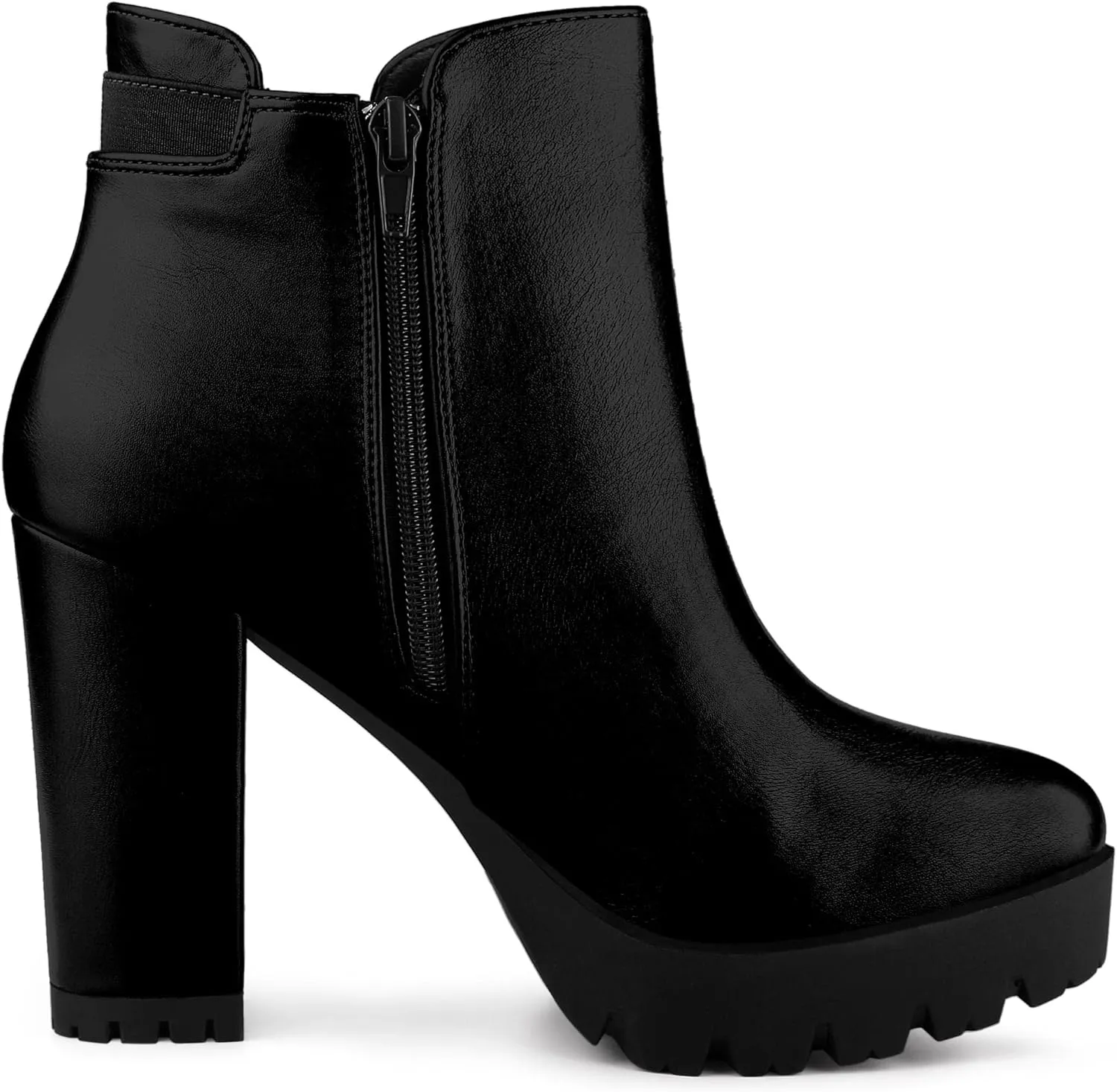 Perphy Platform Chunky High Heels Chelsea Boots for Women