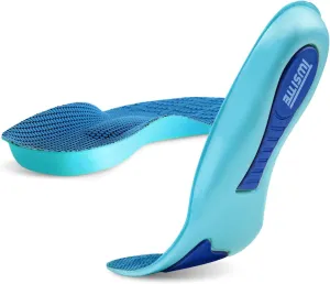 Plantar Fasciitis Insoles,Cushioned Arch Support Insoles,Foot Arch Supports,Shoe Inserts, Memory Foam Shoe Inserts for Men (5-5 1/2) | Women (7-7 1/2)…
