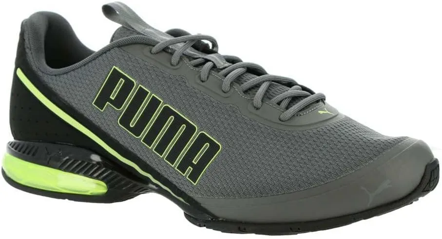 PUMA Cell Divide Running Shoe Men's Running 11.5 D(M) US Castlerock-Yellow