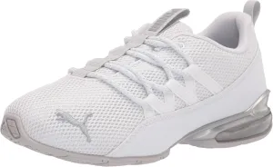 PUMA Women's Riaze Prowl Running Shoe, Mod Swirl White-Silver, 10