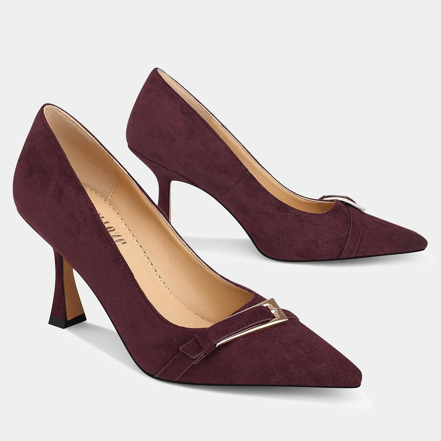 Pumps for Women Pointed Toe High Stiletto Heels Comfortable Work Dress Shoes