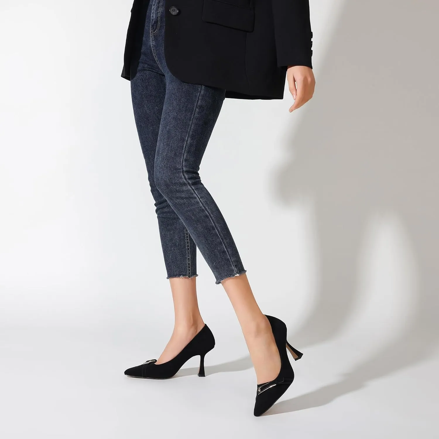 Pumps for Women Pointed Toe High Stiletto Heels Comfortable Work Dress Shoes