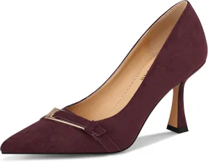 Pumps for Women Pointed Toe High Stiletto Heels Comfortable Work Dress Shoes