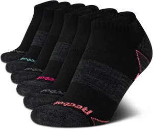 Reebok Women's Athletic Socks - Performance Cushioned Low Cut Socks (6 Pack)