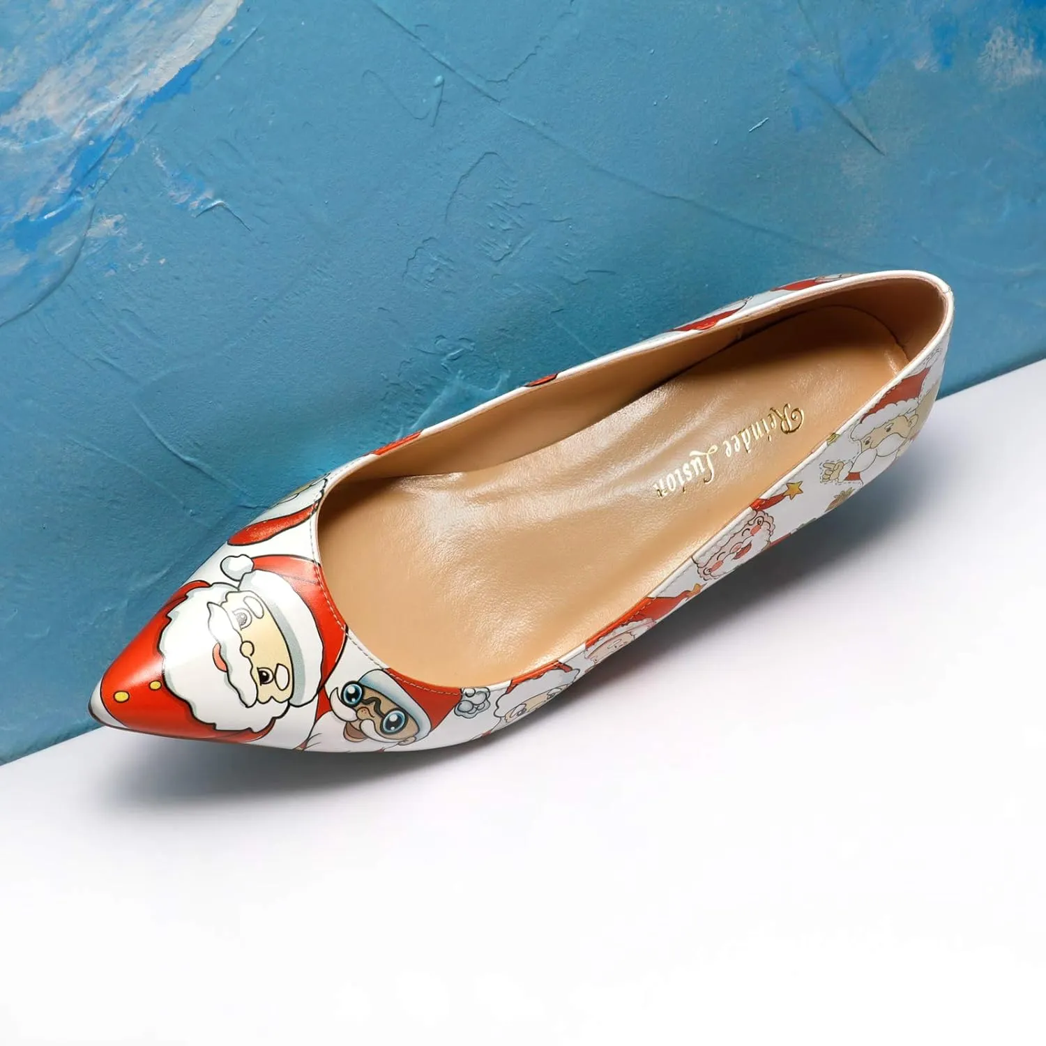 Reindee Lusion Womens High Stiletto Heels Pumps Music Note Printed Closed Toe Sexy Shoes