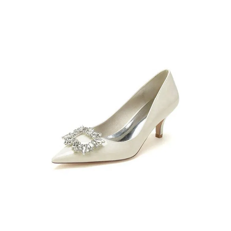 Rhinestone Pointed Toe Stiletto Heel Party Shoes