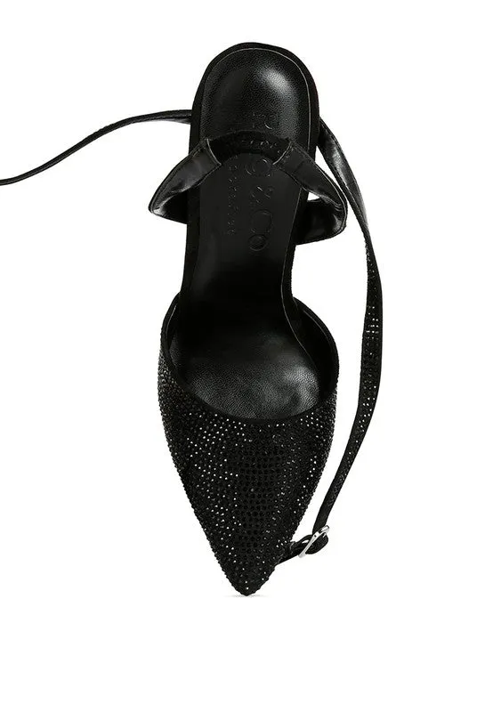 Rhinestone Stiletto Pumps