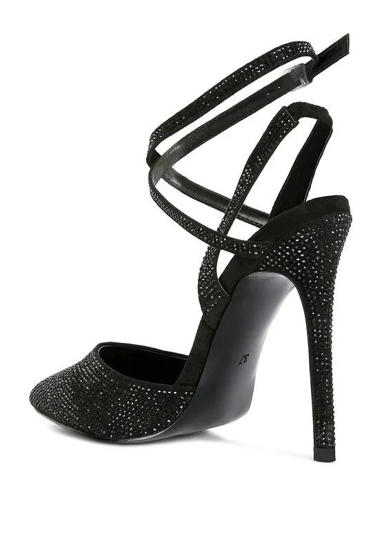 Rhinestone Stiletto Pumps