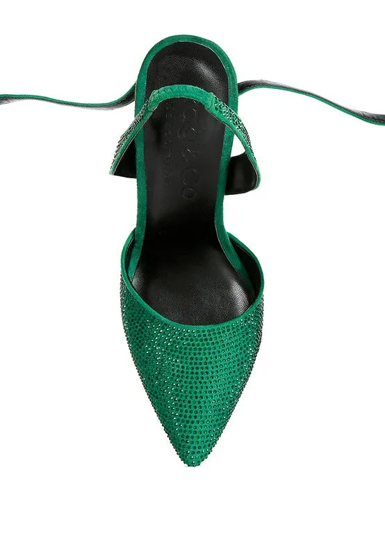 Rhinestone Stiletto Pumps