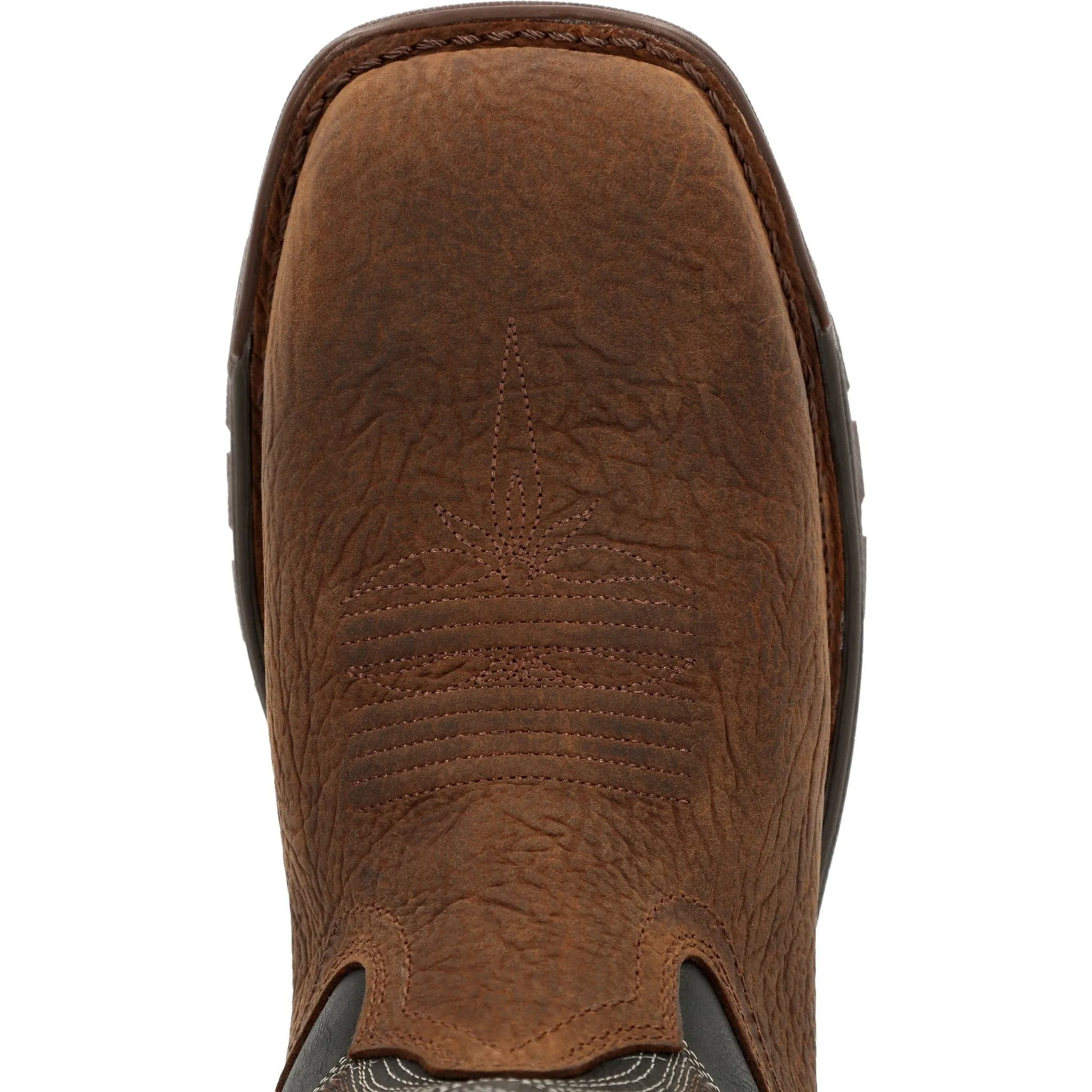 Rocky Men's Legacy 32 11" Steel Toe Waterproof Western Work Boot- Brown- RKW0356