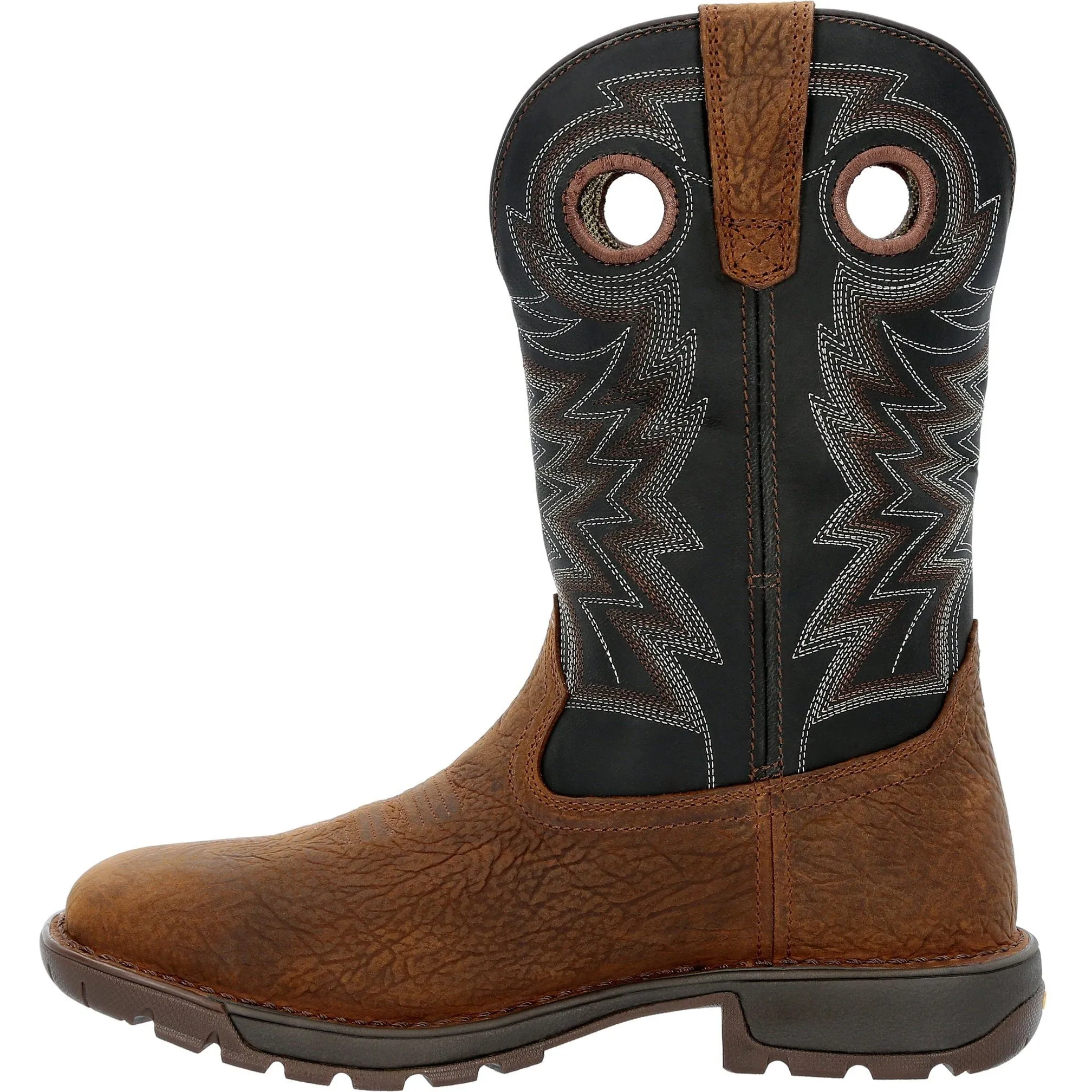 Rocky Men's Legacy 32 11" Steel Toe Waterproof Western Work Boot- Brown- RKW0356