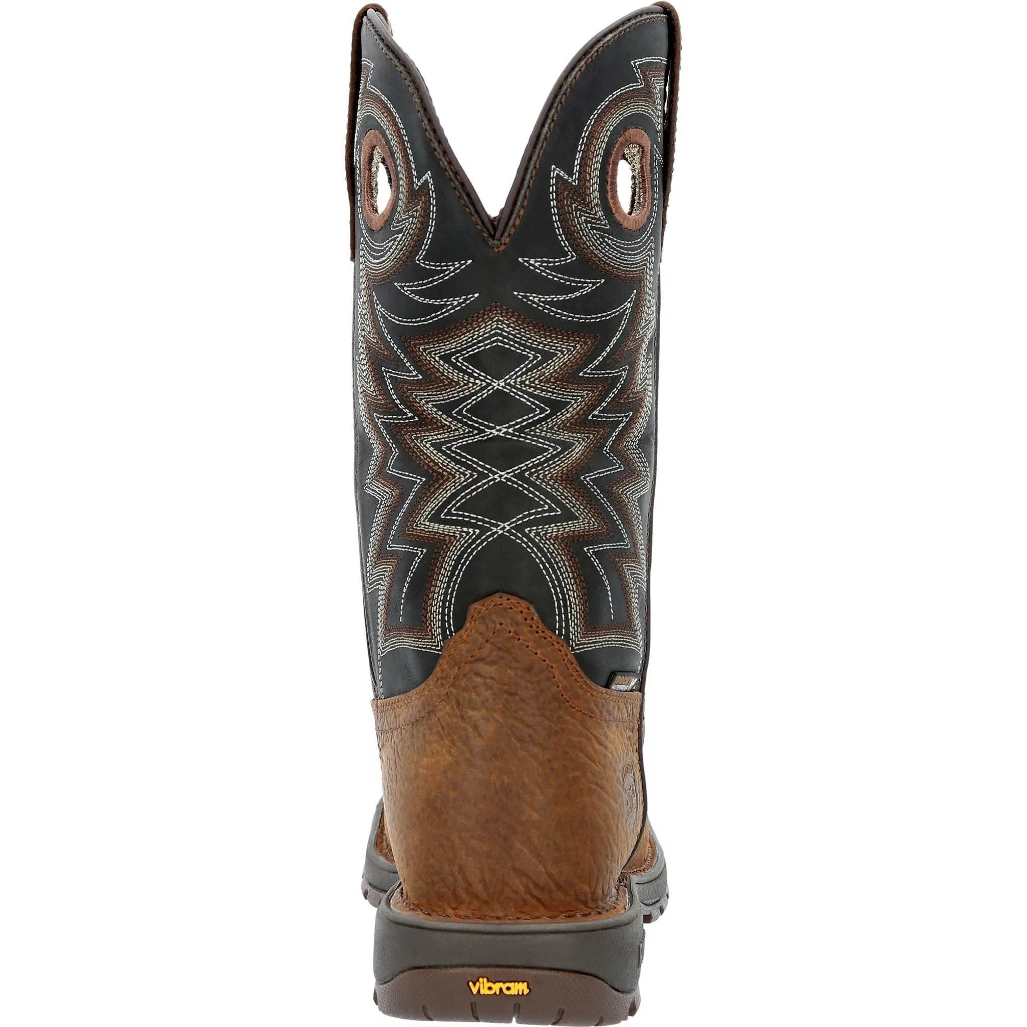 Rocky Men's Legacy 32 11" Steel Toe Waterproof Western Work Boot- Brown- RKW0356