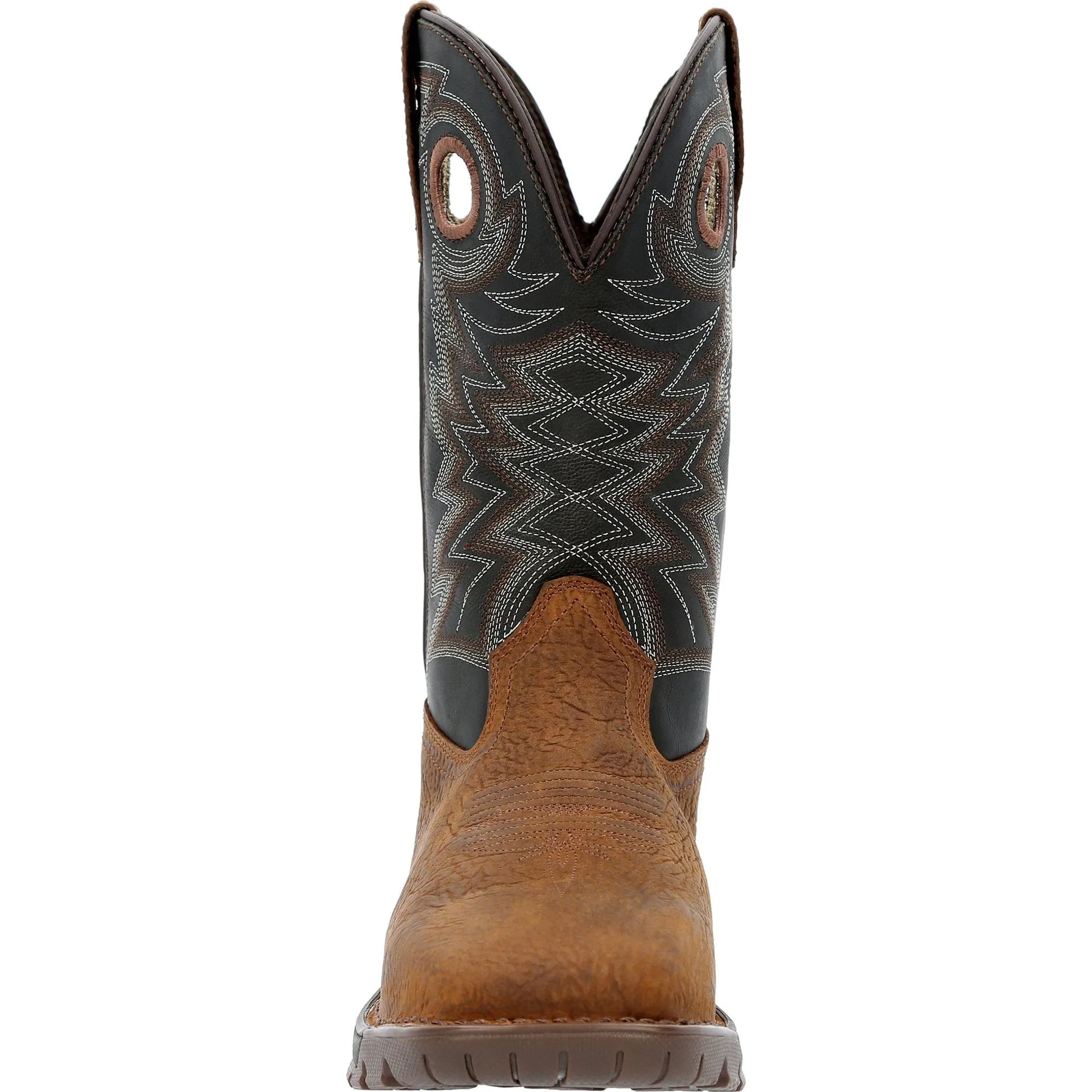 Rocky Men's Legacy 32 11" Steel Toe Waterproof Western Work Boot- Brown- RKW0356