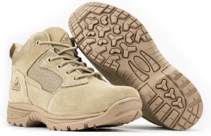 RYNO GEAR Men's Military & Tactical Boots, CoolMax Tactical Combat Military Durable Leather Work Utility 4.5" Boots