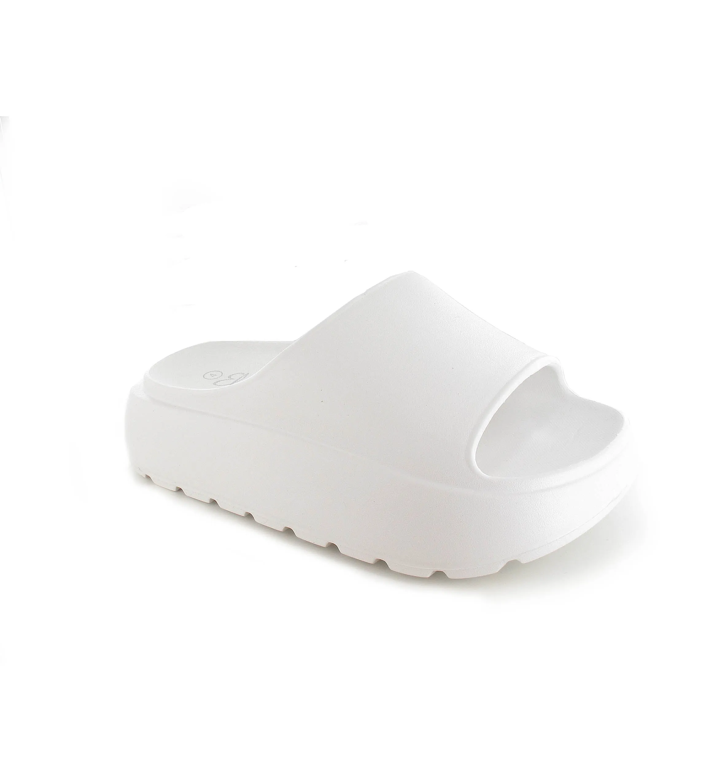Sandy: Women's Cushioned Flatform - White