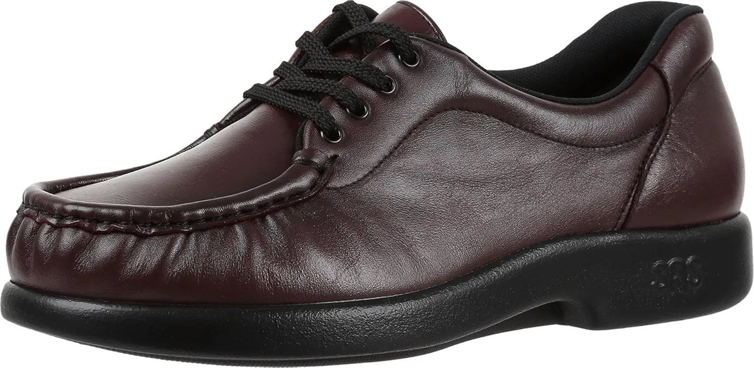 SAS Bounce - Shoes for Women - Leather Upper - Breathable Textile Lining - Cushioned and Leather-Lined Footbed