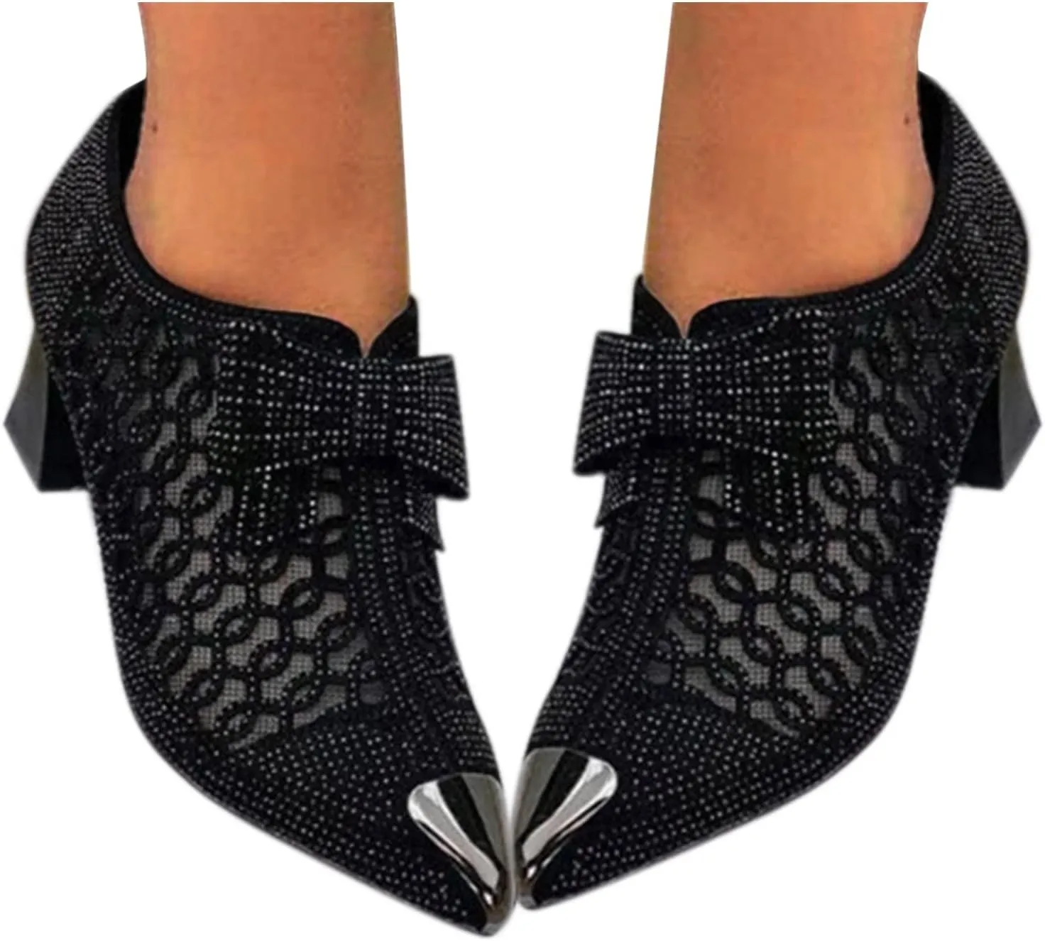 SBGMoSJ Women's Ankle Boots & Booties 7.5 Wide Blue Ankle Booties for Women Dressy V Cutout Ankle Boots for Women Beige Booties for Women Chunky Heel Red Cowboy Booties Women Ankle Boots