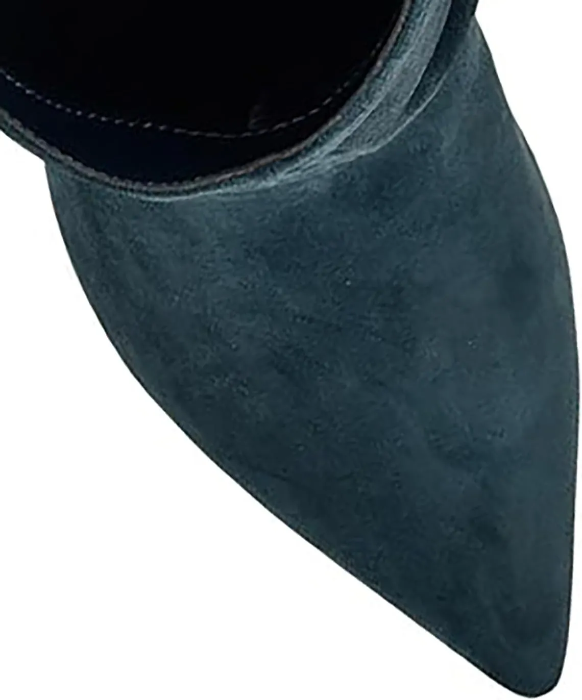 SHODENSE Women Slouch Stiletto Western Boots Mid Calf Pointed Toe Suede Cowboy Calf Boots Stiletto High Heels 3 inch Slim Heel Calf High Boots Cowgirl Zipper Vintage Party Office 4-11 M US