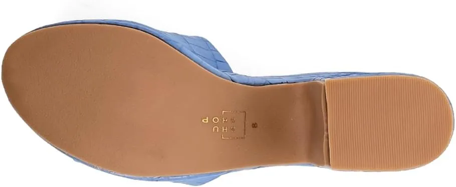 Shu Shop Womens Giza Croc Platform Casual Sandals Casual Mid Heel 2-3" - Blue