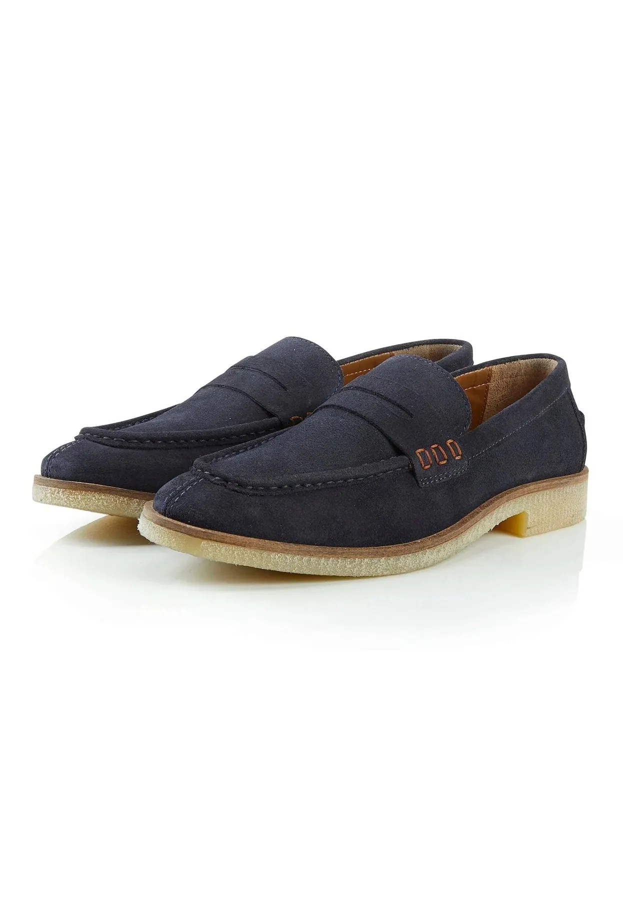 Silver Street London MORGAN Mens Loafers Blue