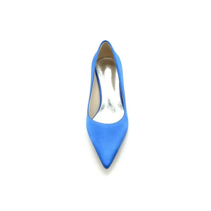 Simple Pointed Toe Kitten Heels