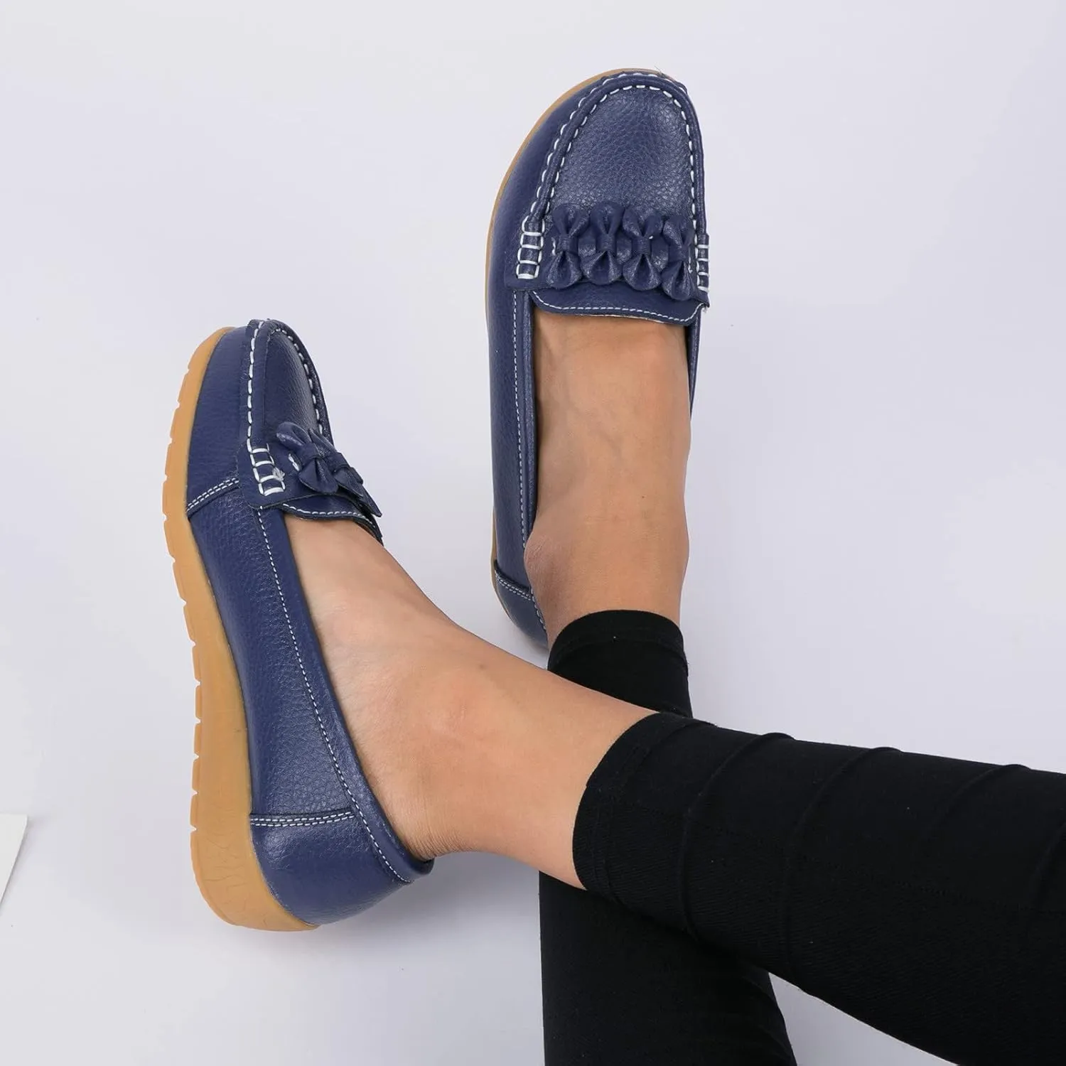 Slip On Women Comfort Walking Flat Loafers Casual Shoes Driving Loafers Walking Shoes Womens Shoes Casual Slip on Wide