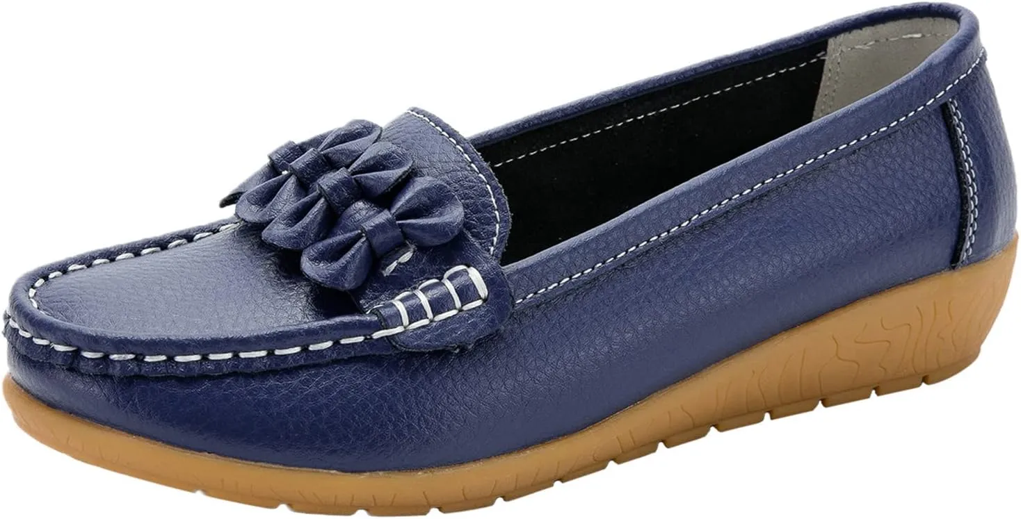 Slip On Women Comfort Walking Flat Loafers Casual Shoes Driving Loafers Walking Shoes Womens Shoes Casual Slip on Wide