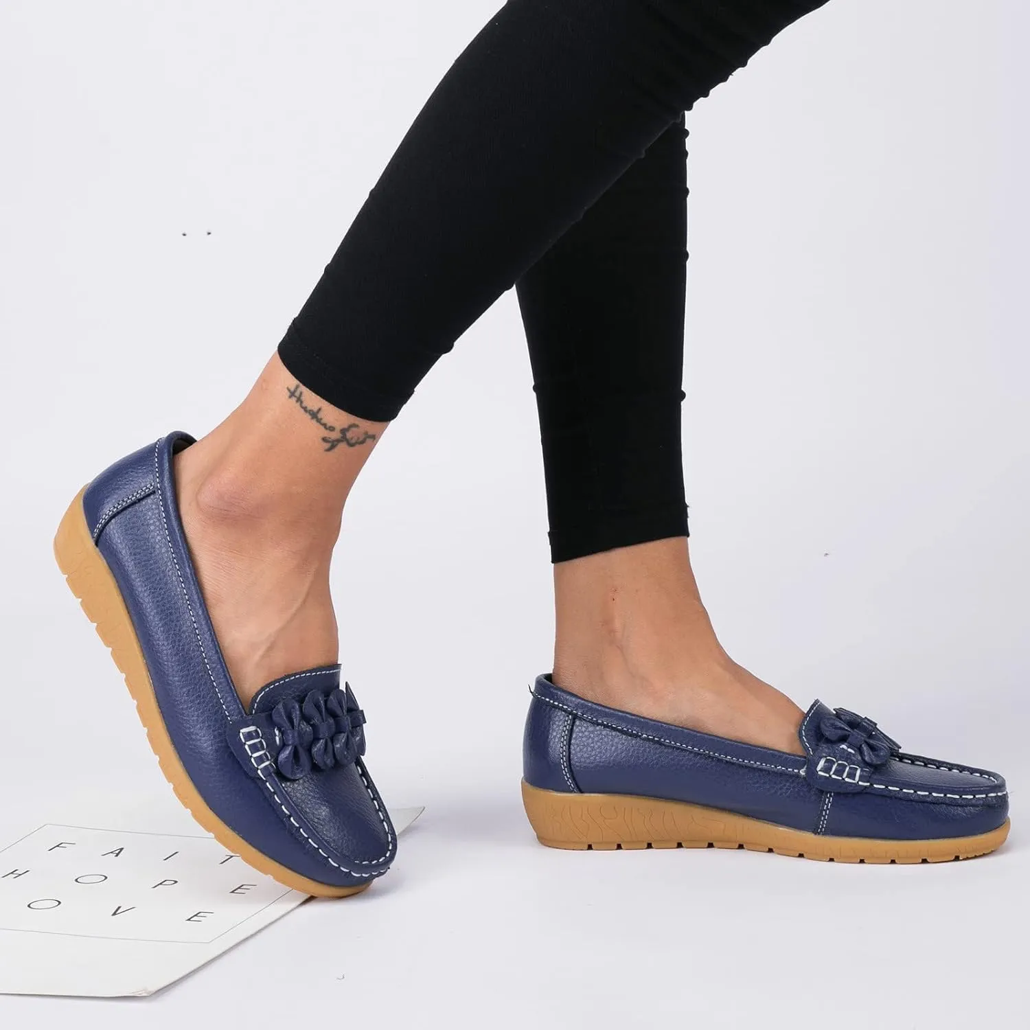 Slip On Women Comfort Walking Flat Loafers Casual Shoes Driving Loafers Walking Shoes Womens Shoes Casual Slip on Wide