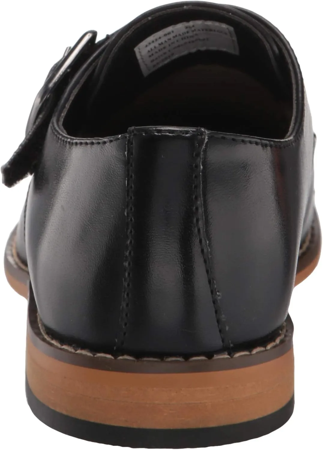 Stacy Adams Boy's Desmond Cap-Toe Monk Strap Loafer