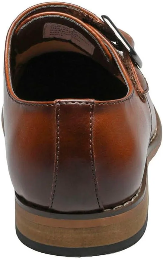 Stacy Adams Boy's Desmond Cap-Toe Monk Strap Loafer