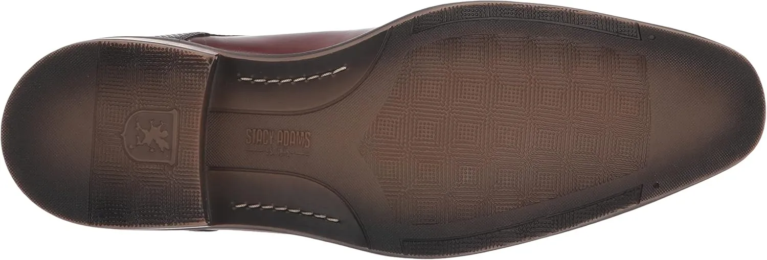 STACY ADAMS Men's Jamar Burnished Leather Monk Strap Loafer