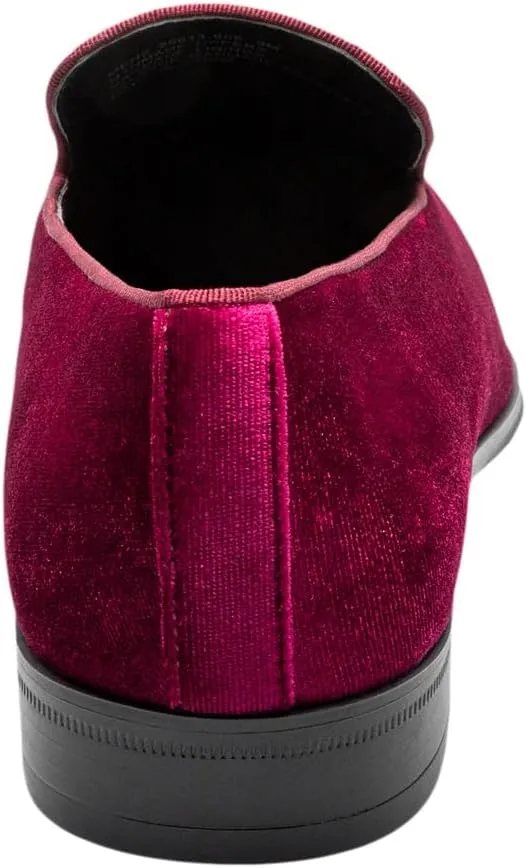 STACY ADAMS Men's Savian Velour Slip-on Loafer