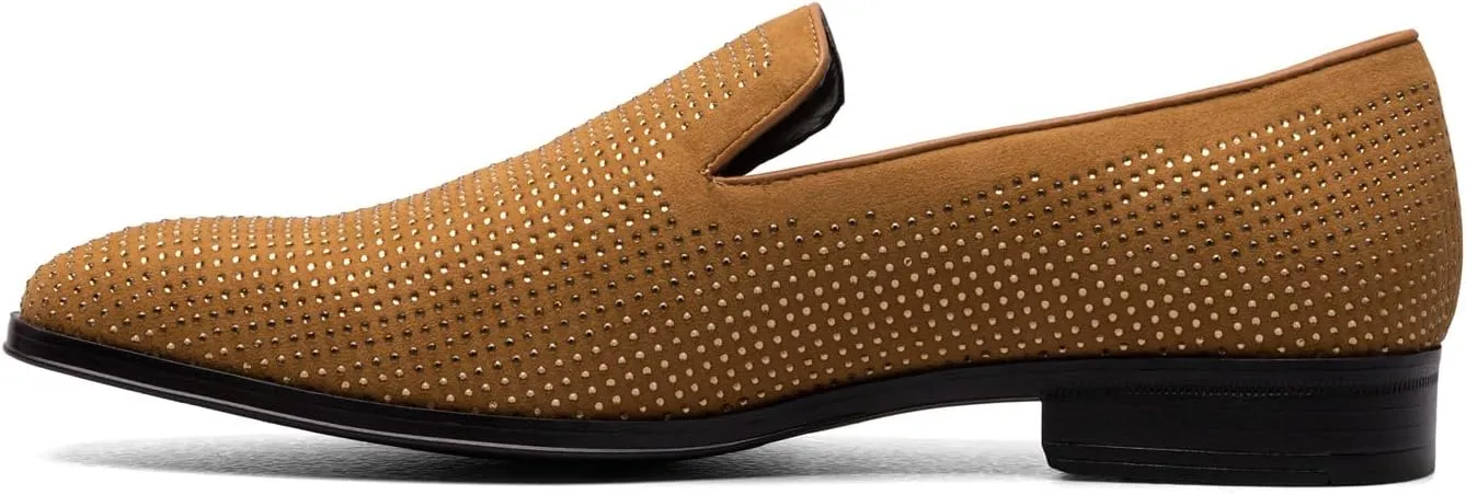STACY ADAMS Men's Suave Rhinestone Slip on Loafer