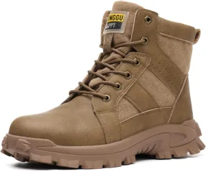 Steel Toe Boots for Men Comfortable Mens Work Boots Indestructible Construction Industrial Safety Boots