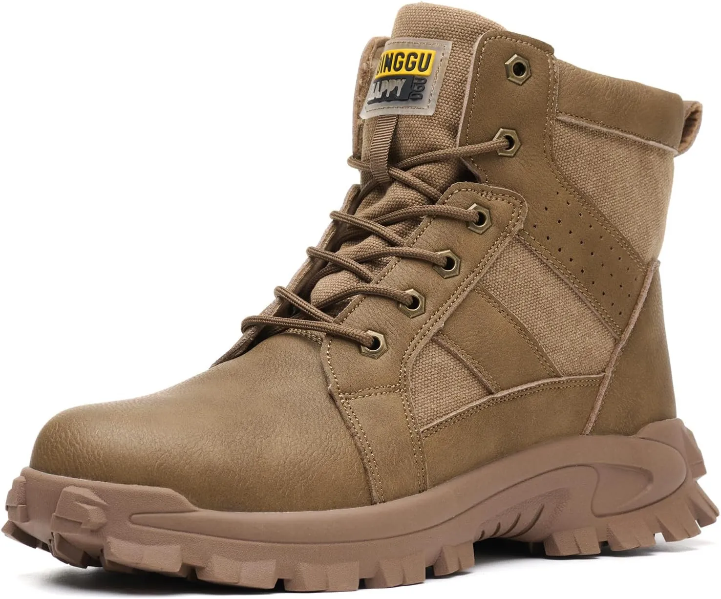 Steel Toe Boots for Men Comfortable Mens Work Boots Indestructible Construction Industrial Safety Boots