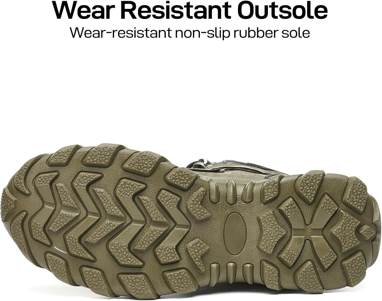 Steel Toe Boots for Men Safety Work Boots Comfortable，Indestructible Industrial & Construction Shoes Mens Composite Toe Boots