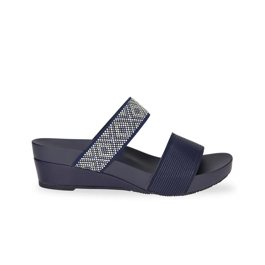Strappy Boho Slide Sandals 2" inch [Arch-legance Series]