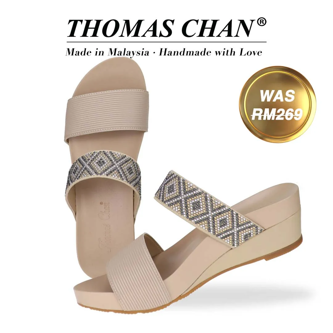 Strappy Boho Slide Sandals 2" inch [Arch-legance Series]