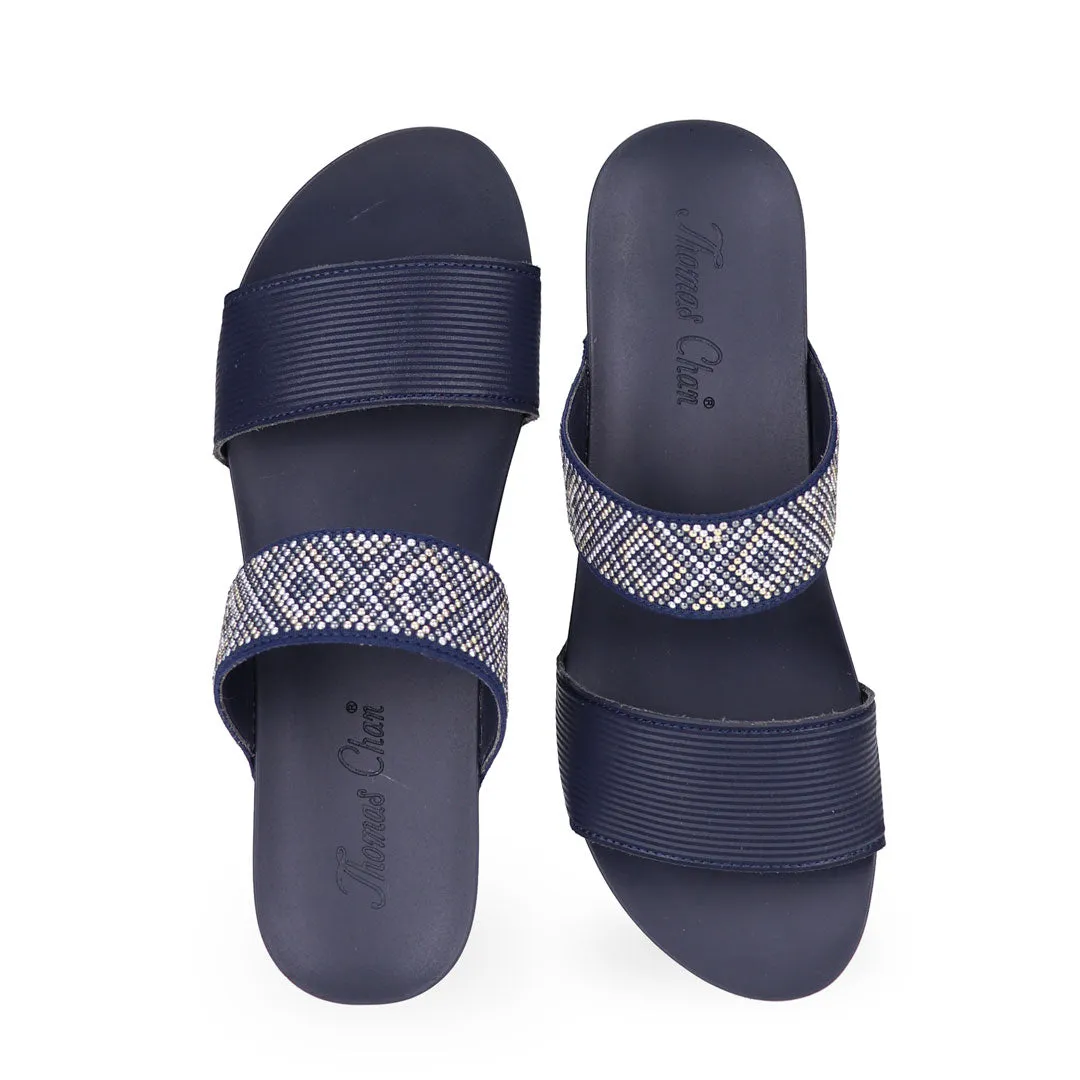 Strappy Boho Slide Sandals 2" inch [Arch-legance Series]