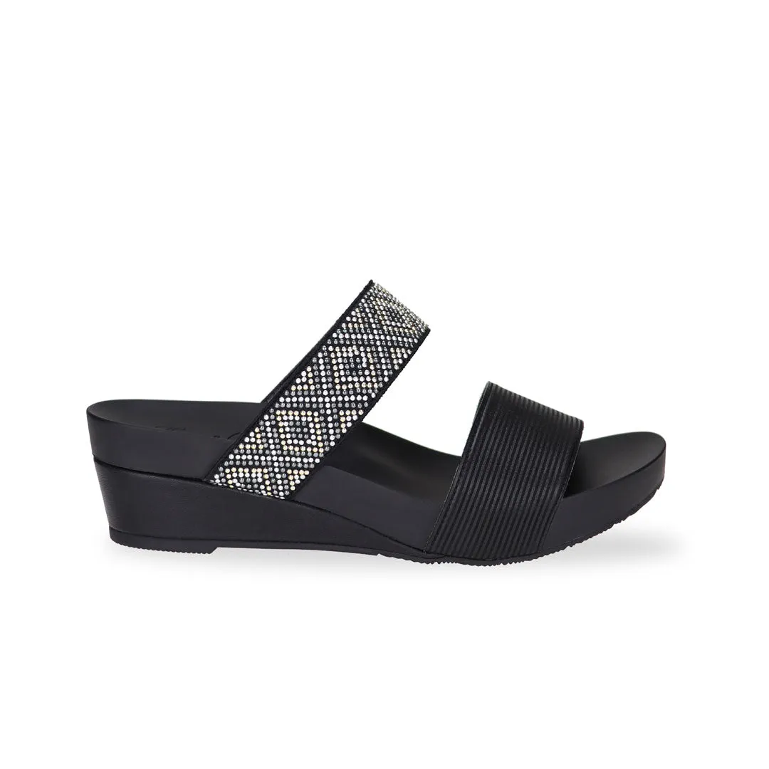 Strappy Boho Slide Sandals 2" inch [Arch-legance Series]
