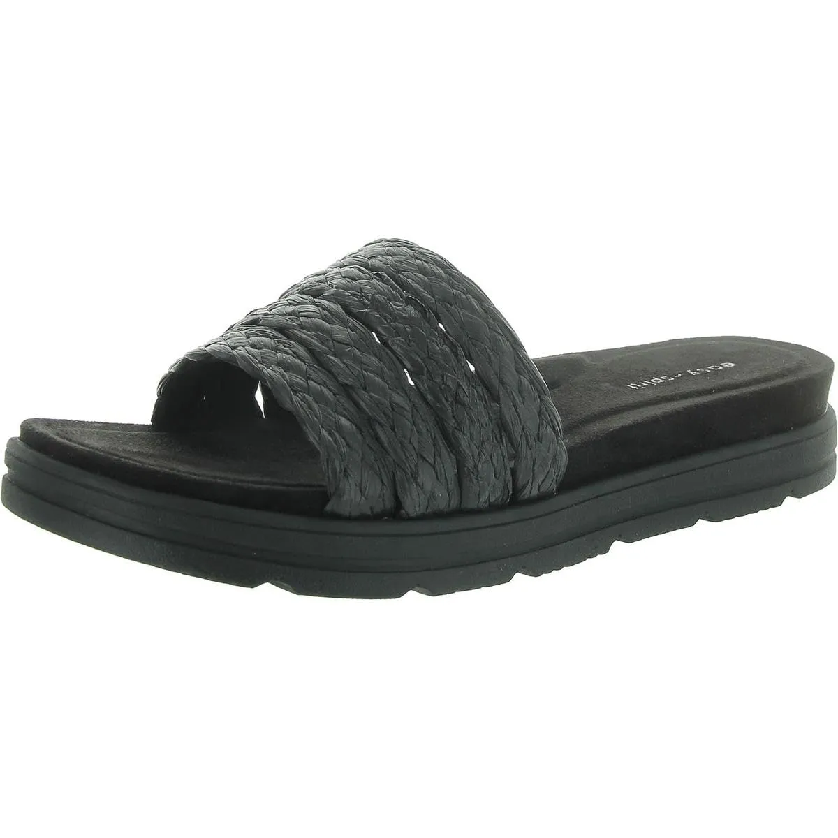 Strappy Slip-On Sandals: Salma Round Toe by Easy Spirit