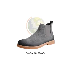 Suede Chelsea Boots for Men|Men's boots|Suede boots|Mosswood