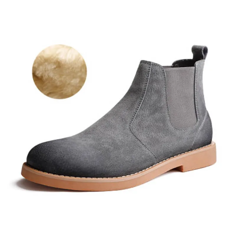 Suede Chelsea Boots Men