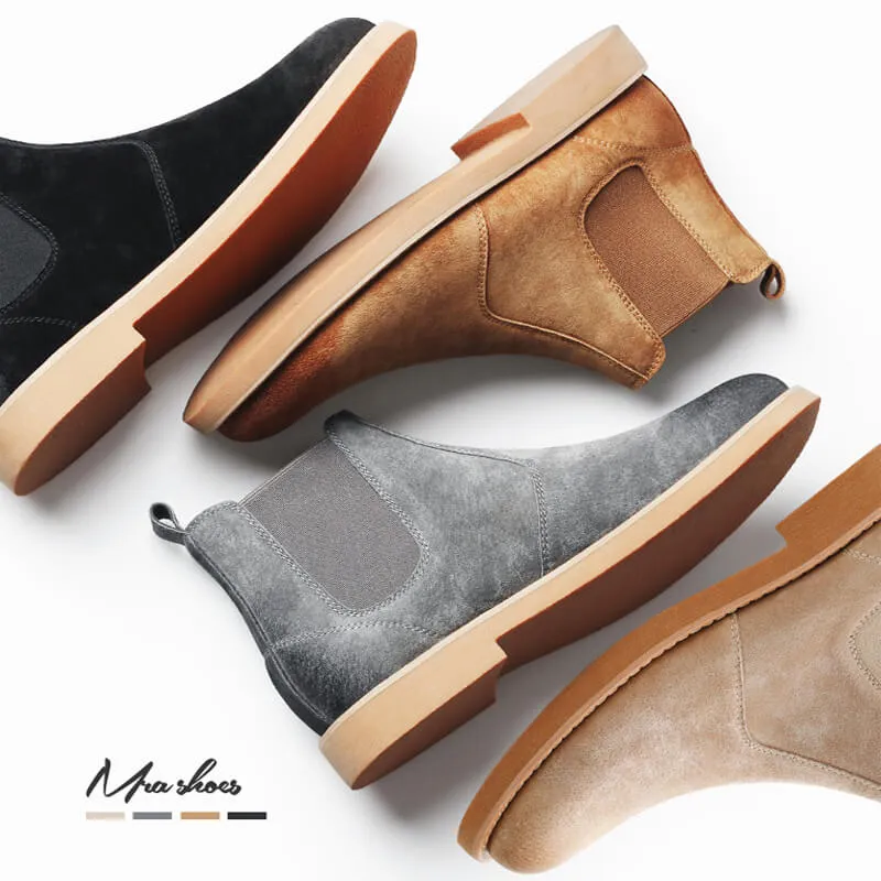 Suede Chelsea Boots Men