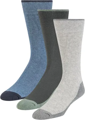 Ted Baker Men's 3 Pack Cushioned Crew Dress Socks