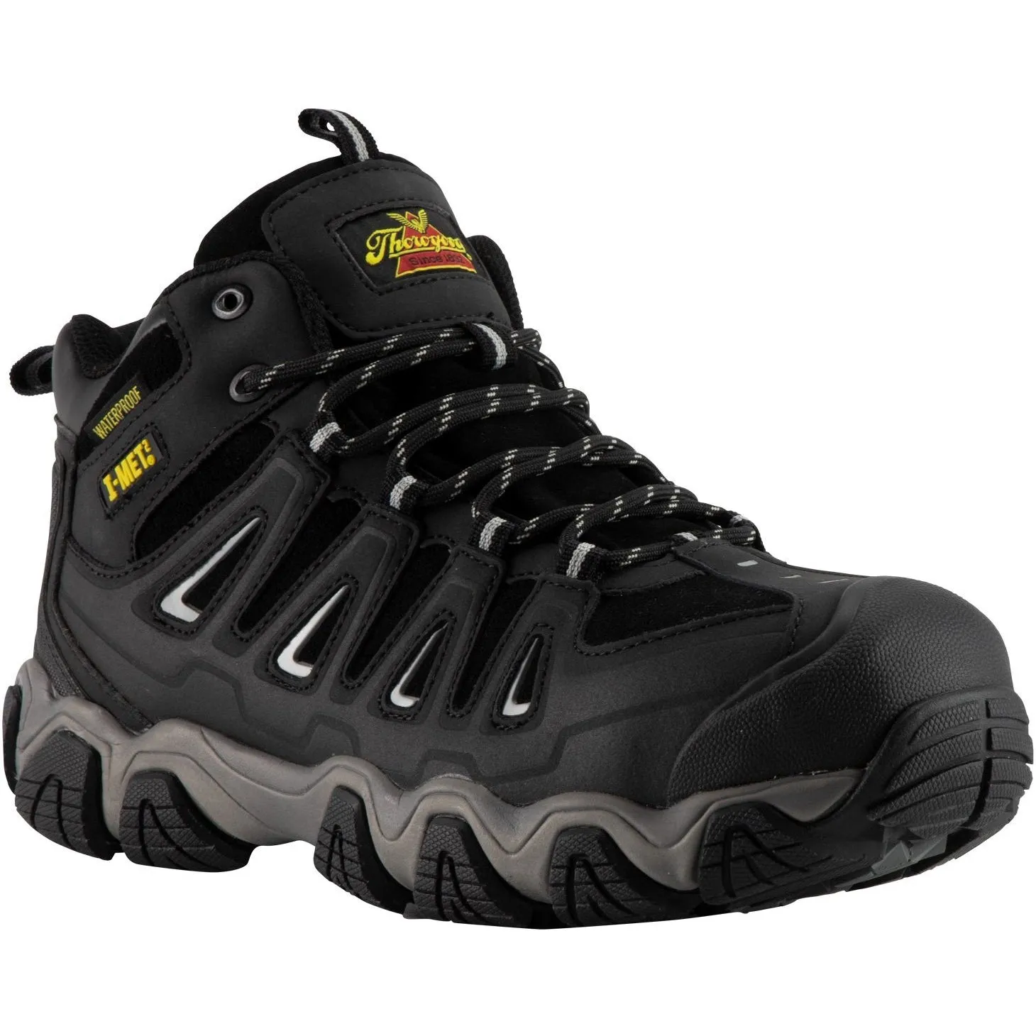 Thorogood Men's Crosstrex Metguard Mid Safety Toe Waterproof Work Boot - 804-6490