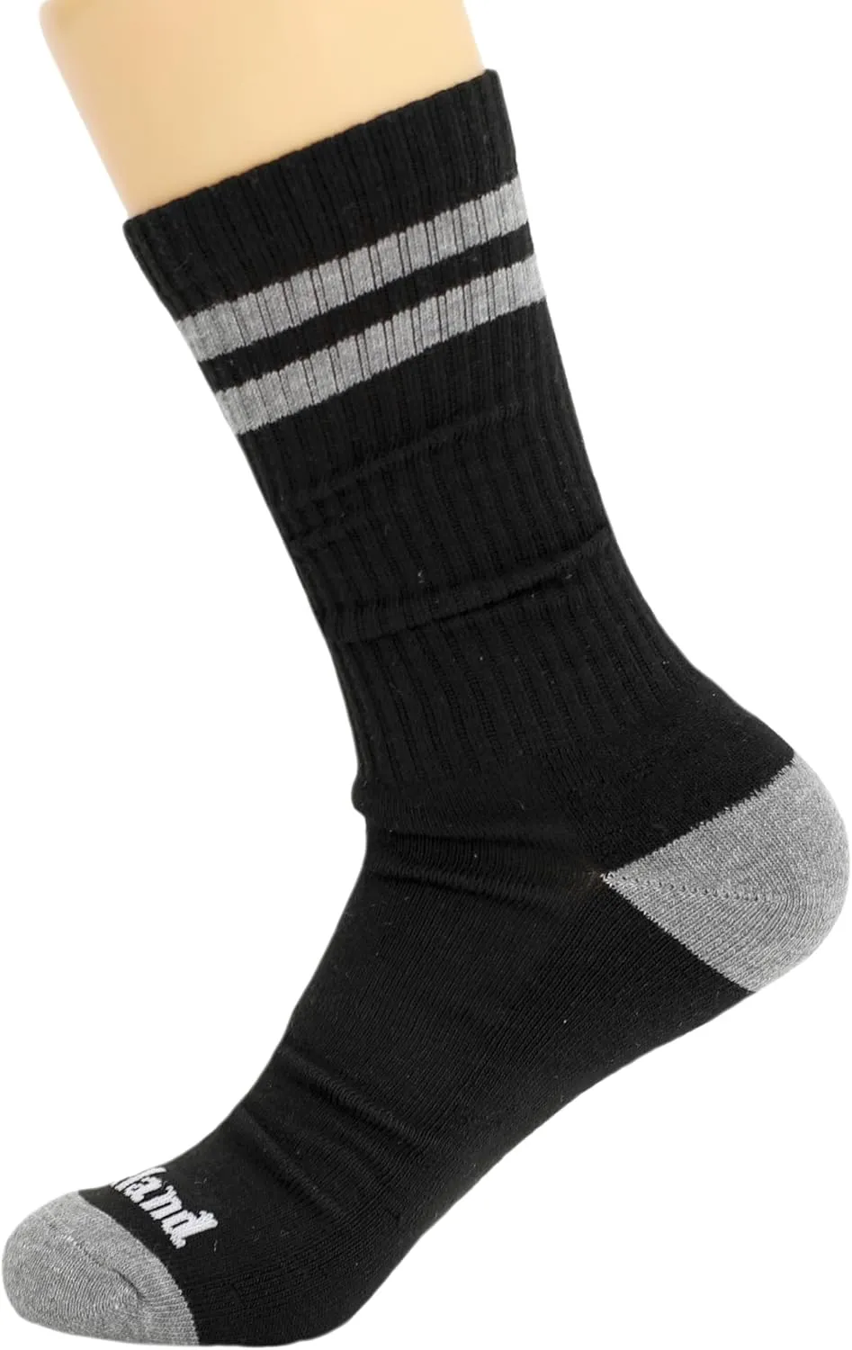 Timberland Cushioned Performance Work Athletic Crew Length 5 Pair Pack Socks for Men with Arch Support Shoe Size 9-12
